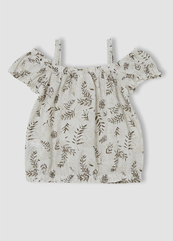 Молочная блузка DeFacto летняя