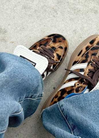 Кроссовки No Brand Samba x Wales Bonner комбинированные демисезоны (323777929)