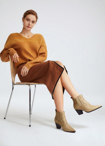 Песочные демисезонная ботинки SHEIN