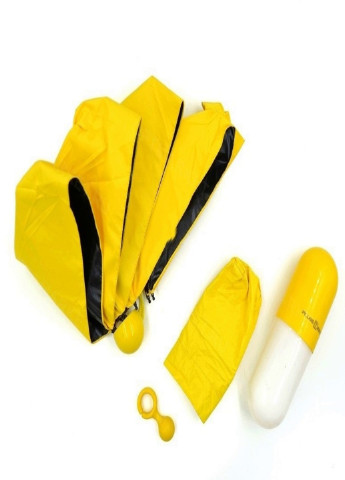 Складана міні парасолька в капсулі кишенькова парасолька в футлярі (44103265) Жовтий Francesco Marconi (205436449)