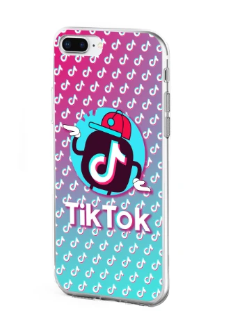 Чохол силіконовий Apple Iphone 7 plus ТікТок (TikTok) (17364-1712) MobiPrint (219556203)