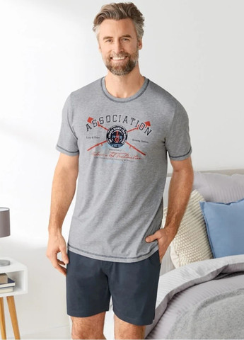 Світло-сіра футболка з коротким рукавом Livergy