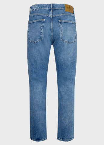 Синие демисезонные прямые джинсы Calvin Klein Jeans