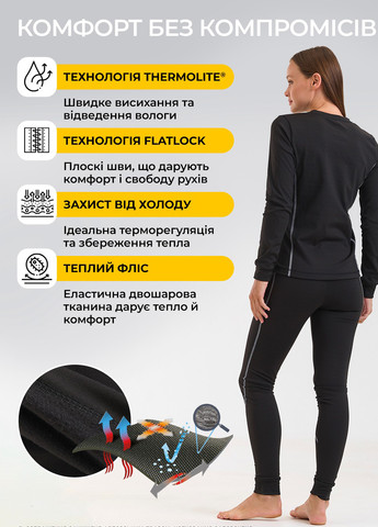 Термобелье женское зимнее комплект тёплой одежды для активного отдыха спорта прогулок и термоноски Columbia (268126345)