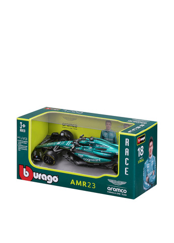 Автомодель Aston Martin AMR23 (1:43), 6,35х13,97х7 см Bburago (303498542)