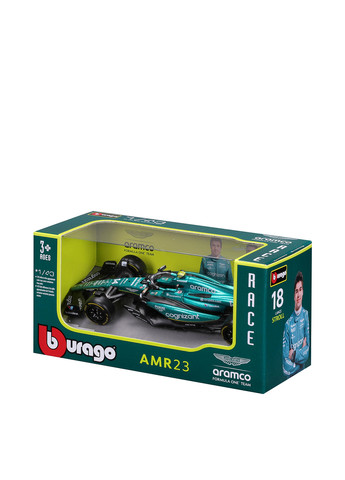 Автомодель Aston Martin AMR23 (1:43), 6,35х13,97х7 см Bburago (303498542)