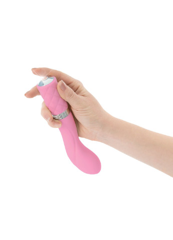 Розкішний вібратор - Sassy Pink з кристалом Сваровські для точки G Pillow Talk (252146376)