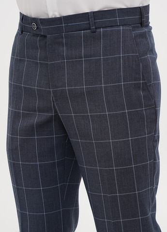 Серо-синий демисезонный костюм (пиджак, брюки) брючный Federico Cavallini