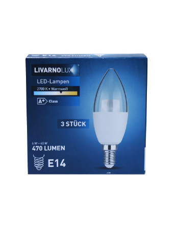 LED лампочки Е14 3 шт Livarno Lux (244129530)