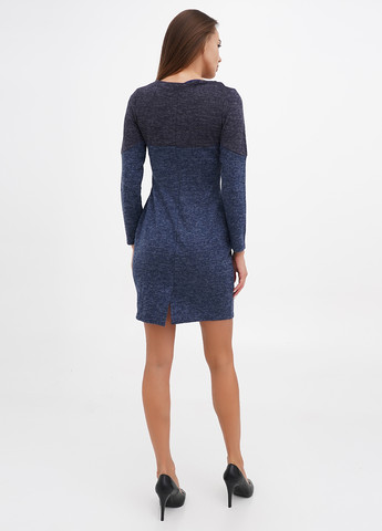 Темно-синее кэжуал платье Laura Bettini меланжевое