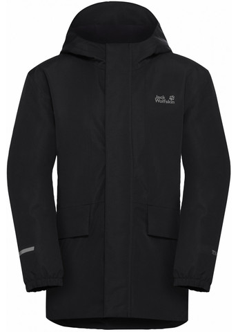 Чорна демісезонна куртка Jack Wolfskin A65314_6000