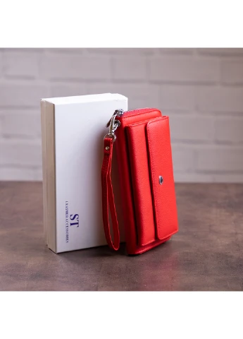 Жіночий шкіряний гаманець 20х10х2,5 см st leather (252132369)