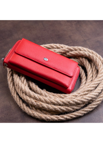 Жіночий шкіряний гаманець 20х10х2,5 см st leather (252132369)