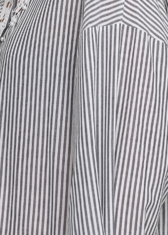 Черно-белая демисезонная блуза Cm moda