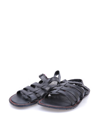 Мужские кэжуал сандалии Alberto Torresi черного цвета на липучке