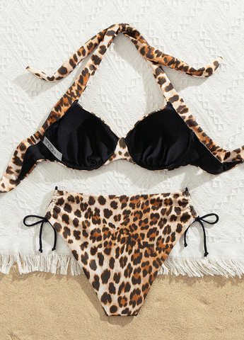 Комбінований літній купальник (ліф, трусики) балконет, роздільний SHEIN