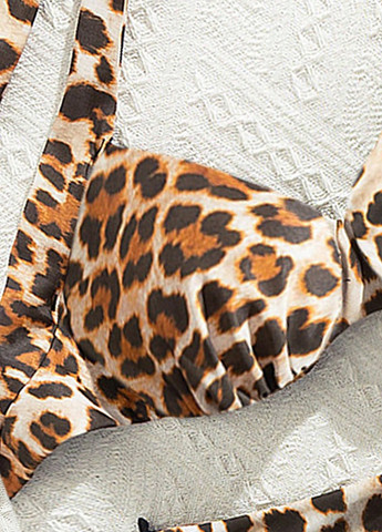 Комбінований літній купальник (ліф, трусики) балконет, роздільний SHEIN