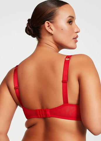 Червоний демісезонний комплект (бюстгальтер, пояс) Victoria's Secret