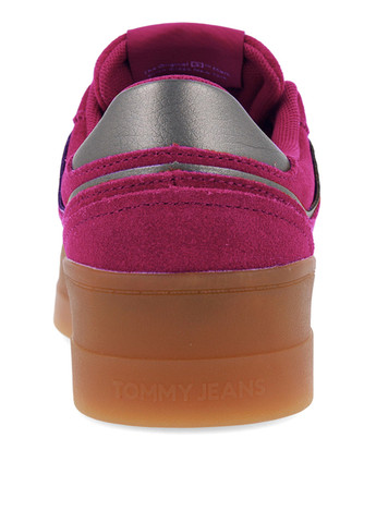 Кросівки Tommy Jeans THE GREENWİCH SUEDE FLATFORM TRAİNERS фуксії демісезони (348516870)