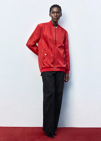 Бомбер SHEIN на молнии (332811146)