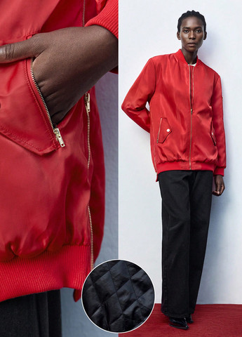 Бомбер SHEIN на молнии (332811146)