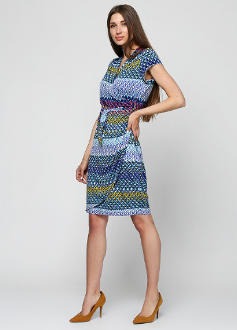 Комбінована кежуал сукня Uttam Boutique з геометричним візерунком