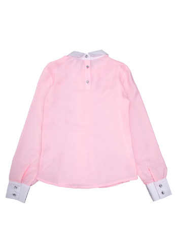 Розовая блузка с длинным рукавом Pinetti демисезонная