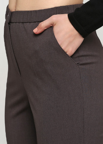 Коричневые кэжуал демисезонные прямые брюки BRANDTEX CLASSIC