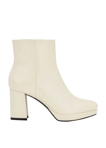 Белые демисезонная ботильоны Calvin Klein