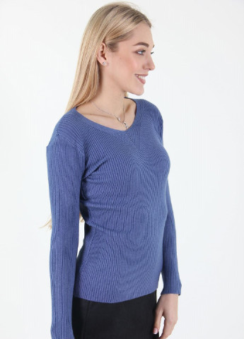 Волошковий демісезонний пуловер пуловер Ladies Fasfion