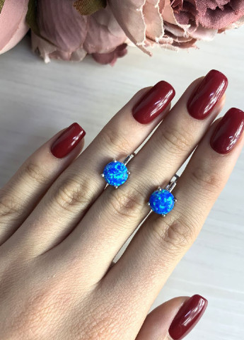 Серьги Silver Flame (191715693)