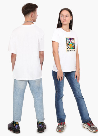Белая демисезон футболка женская луни тюнз (looney tunes) белый (8976-2887) xxl MobiPrint