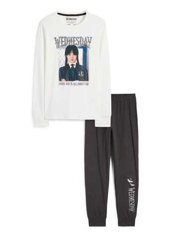 Комбінована всесезон піжама (лонгслів, штани) лонгслів + брюки C&A