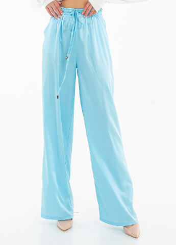 Голубые кэжуал летние прямые брюки Elfberg