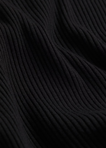 Черная кэжуал однотонная юбка H&M карандаш