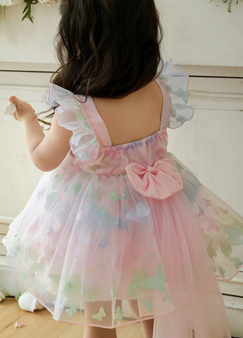 Рожева комплект (сукня, пов'язка для волосся) SHEIN (366747652)