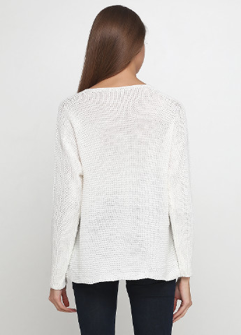 Белый демисезонный пуловер пуловер Eser