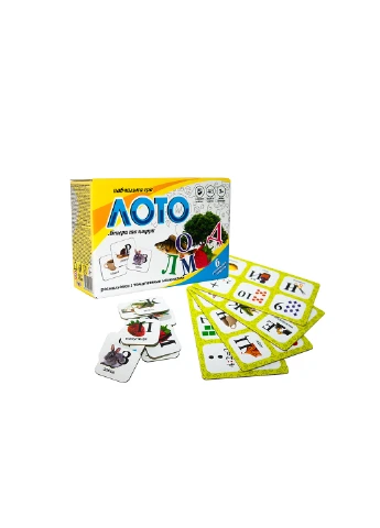 Лото "Буквы и цифры" Strateg 30369 (255259733)