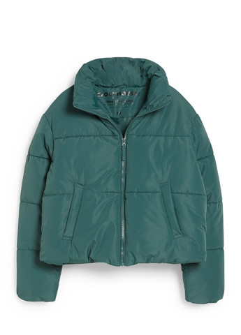 Зеленая демисезонная куртка C&A