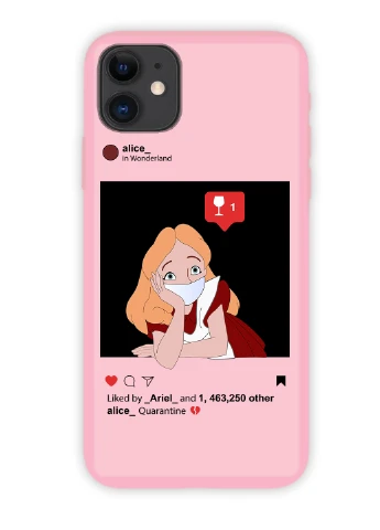 Чохол силіконовий Apple Iphone Xr Аліса в масці Дісней Карантин (Disney Quarantine) (8225-1419) MobiPrint (219776325)