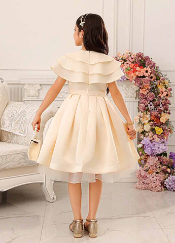 Кремовое платье SHEIN (367194485)