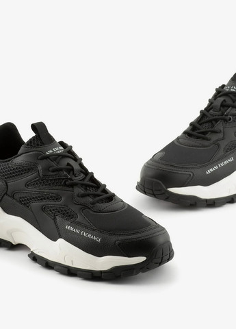 Черные демисезонные кроссовки Armani Exchange