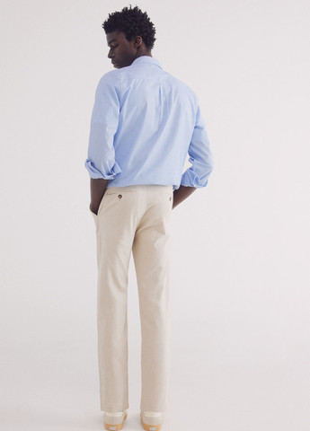 Бежевые кэжуал демисезонные чиносы брюки Springfield