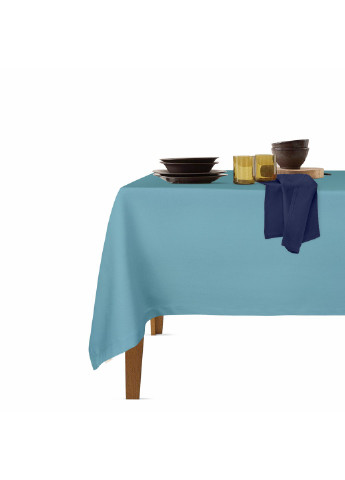 Столовый набор для сервировки стола скатерть Sky 140х180 и салфетки тканевые DarkBlue 35х35 - 4 шт (4822052074183) Cosas (252506518)