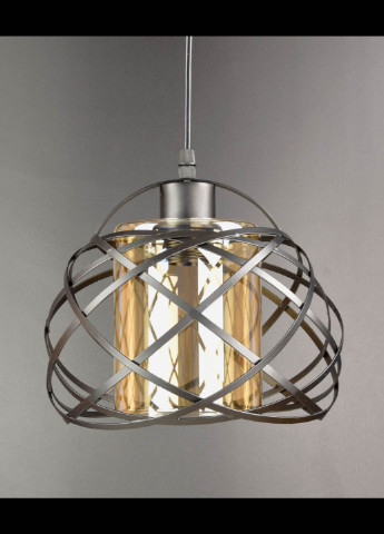 Люстра потолочная подвесная в стиле LOFT (лофт) 11532/1-br Черный 30х25х25 см. Handmade (234537466)