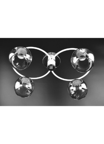 Люстра потолочная на 4 лампочки 7060/4-wh-gr Белый 20х36х47 см. Sunnysky (253527960)