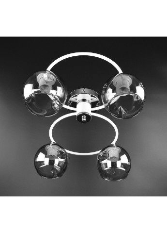 Люстра потолочная на 4 лампочки 7060/4-wh-gr Белый 20х36х47 см. Sunnysky (253527960)