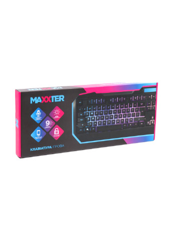 Клавіатура Maxxter kbg-201-ul (130301561)