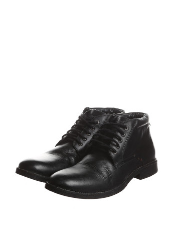 Черные мужские ботинки дезерты со шнурками