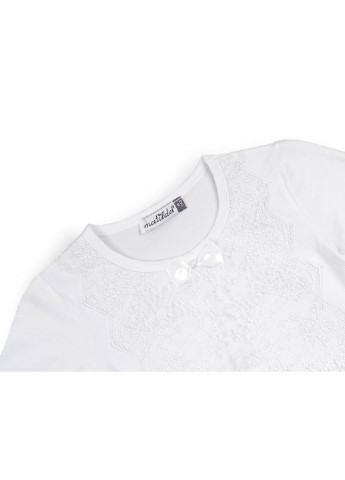 Кофта с кружевом (10498-128G-white) Matilda (251313120)